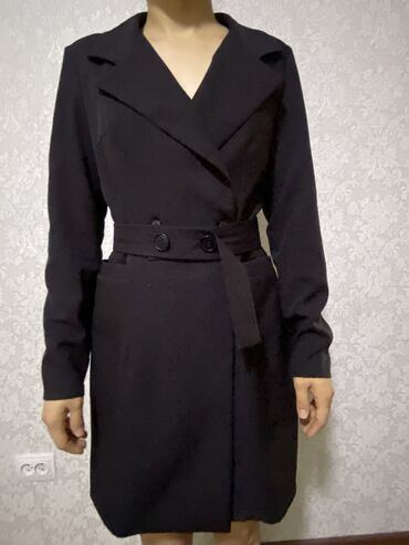 пиджак платье: Күнүмдүк көйнөк, Made in KG, Күз-жаз, Кыска модель, Көйнөк - пиджак, S (EU 36)
