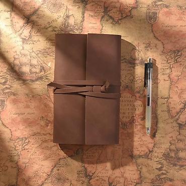 дневник: Винтажный кожаный блокнот-путешественник (Traveler’s Notebook) - — 3