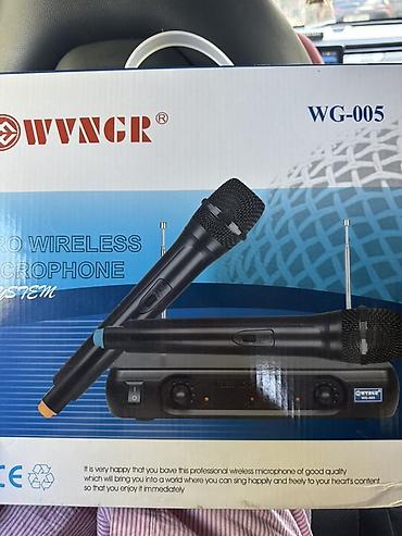 dji dron: Беспроводная микрофонная система WVNGR WG-005. Комплект: - Приёмник с — 1