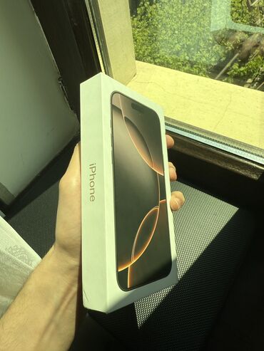 iphone 16 pro max qiymeti: IPhone 16 Pro Max, 256 GB, Desert Titanium, Face ID, Simsiz şarj, Sənədlərlə
