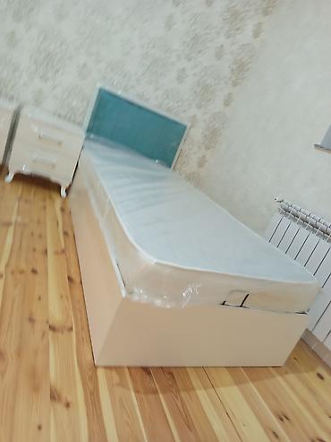 Новый, Односпальная кровать, С подъемным механизмом, С матрасом, Без выдвижных ящиков, Россия — 1