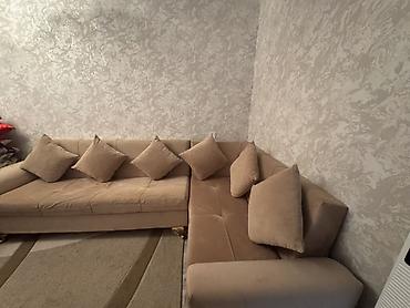 iwlenmiw divan kreslo: İşlənmiş, Künc divan, Divan, Bazalı, Açılan — 1