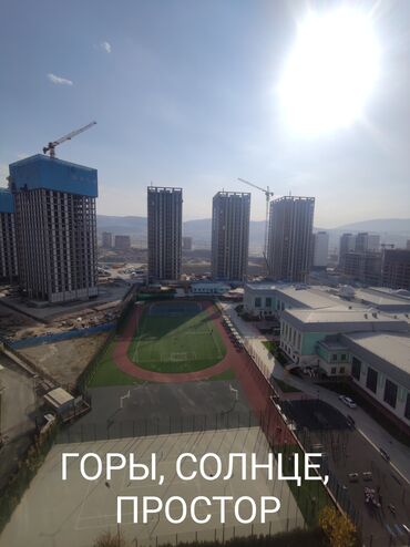 однокомнатная квартира на долгий срок: 1 бөлмө, 62 кв. м, Элитка, 13 кабат, ПСО (өзү оңдоп түзөтүп бүтүү үчүн)
