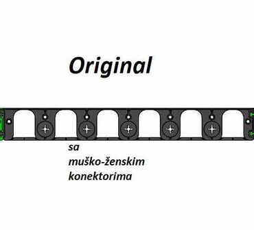 Ostala baštenska oprema: Granicnik za TRAVU-Malc-Kamen 1m (4 klina)-CRNI Besplatna dostava za — 7