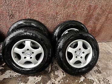 70: Колеса в сборе 225 / 70 / R 15, Зима, Б/у, Комплект, Легкий коммерческий транспорт (C/LT), Литые, отверстий - 5 — 5