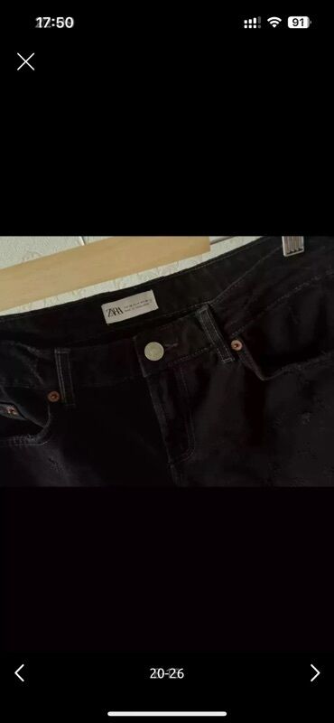 CD, DVD disklər və kassetlər: Zara, yırtıq detallı cins şalvar Dizlərdə və digər yerlərdə yırtıqlar — 8