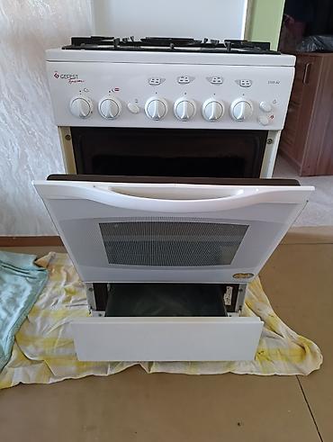 fire maple: Газовая печь, Gefest, Б/у, Напольная, цвет - Белый — 3