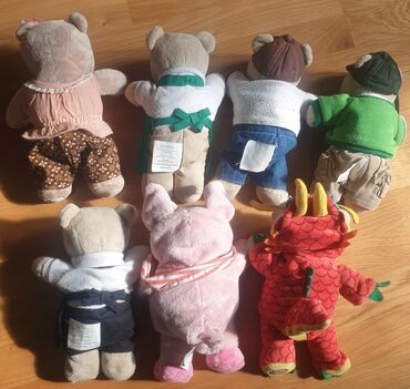Igračke: STARBUCKS bearista bear, plisani meda, Thailand, cena za komad. Svi su — 3