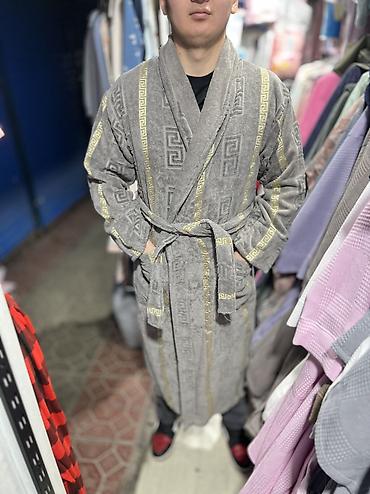 Домашние костюмы: Мужской банный халат ✨ 💯 хлопок | M L XL 2XL 3XL 4XL 0-2500 сом — 7