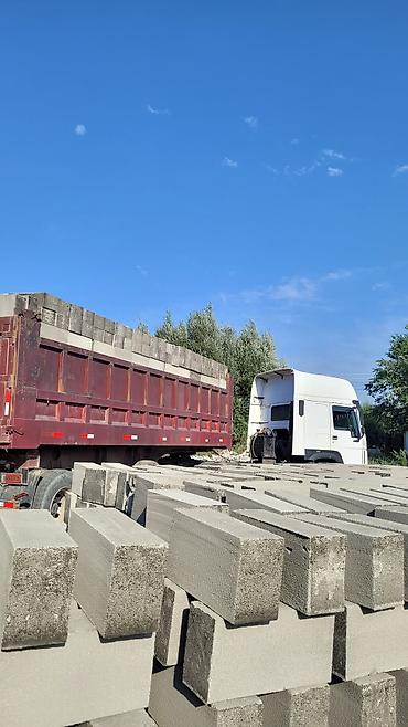 Бордюрный камень вибропрессованный - Прямолинейные дорожные бордюры