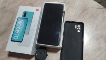 коробка телефона: Redmi, Redmi 10, Колдонулган, 64 ГБ, түсү - Ак