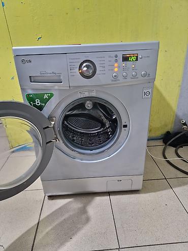qurutma maşını qiyməti: Paltaryuyan maşın LG, 8 kq, İşlənmiş, Avtomat, Qurutma var, Kredit yoxdur, Ödənişli çatdırılma — 4