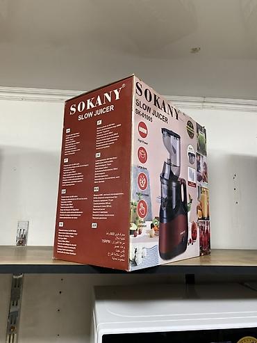 холодный пресс: Соковыжималка шнековая SOKANY SK-01005 - Мощность: 800 Вт - Тип — 2
