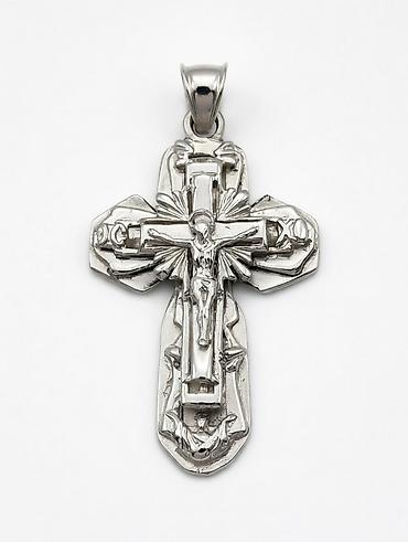 серебряный крест: Крест серебро 925, вес 17,10 г Бренд: ADAMANT Материал: серебро 925 — 1