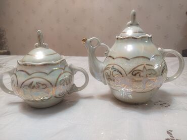 keramika peci: Rəng - Ağ, Dəm caydanı, Keramika