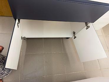 silver kitchen: Тумба с умывальником для ваннойРоссия - Современный комплект — 2