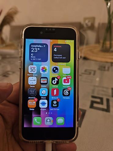 Apple iPhone: IPhone SE 2020, 64 GB, Qara, Barmaq izi — 2