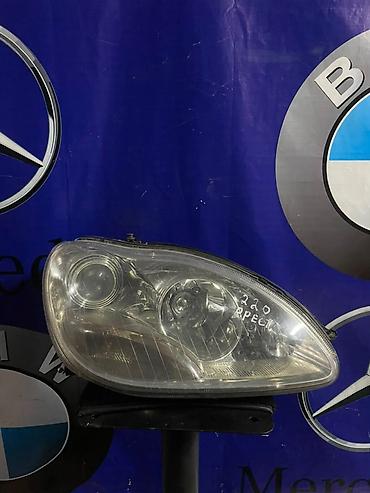 оптика w220: Передняя правая фара Mercedes-Benz 2004 г., Б/у, Оригинал, Япония — 1