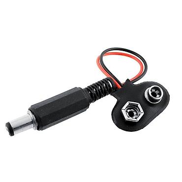 9V Batareya Barrel Dönüşdürücü Kabel – Arduino ilə uyğun 9V batareya