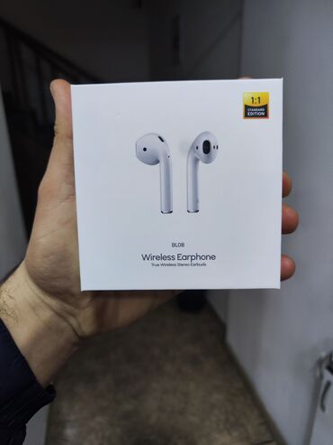 ayfon nauşnik: Foneng airpods iPhone airpods ilə birə birdir, yüksək effektiv ses