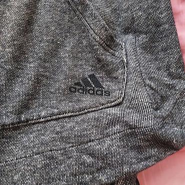 Kişi geyimləri: Adidas idman dəsti – kapüşonlu jaket + şalvar - Rəng: tünd boz — 1