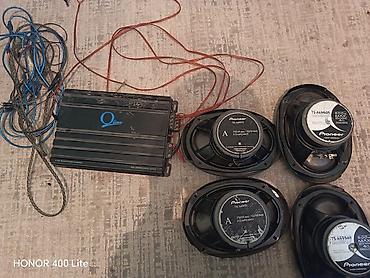 avto monitor: Avtomobil audio dəsti - 4 ədəd Pioneer oval akustik dinamik: - Model — 3
