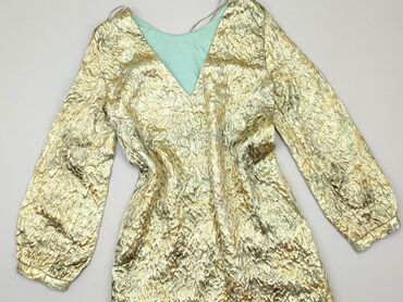 złota spódnice plisowane: Tunic, L (EU 40), condition - Good