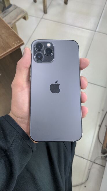 срочно сатам акча керек: IPhone 12 Pro Max, Б/у, 128 ГБ, Защитное стекло, Чехол, 83 %