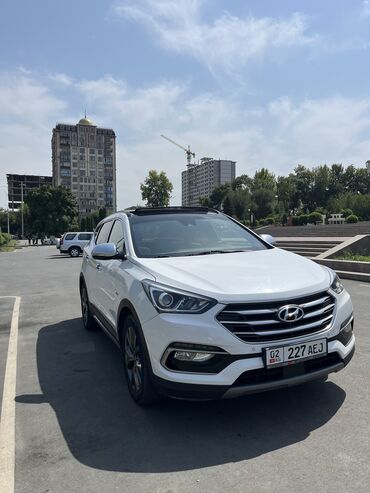 машина 7 мест: Hyundai Santa Fe: 2017 г., 2 л, Автомат, Дизель, Внедорожник