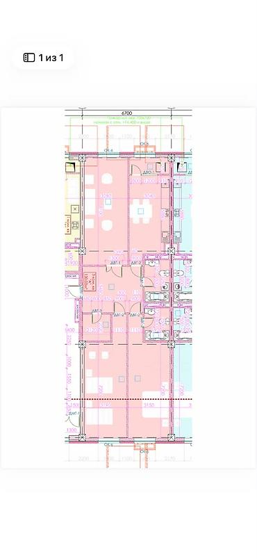 madison: 3 комнаты, 130 м², ул. Московская / Уметалиева 13 этаж, ПСО (под самоотделку) — 2