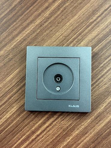 Выключатели: Настенные выключатели KLAUS, графитовый матовый цвет. Описание: - — 6