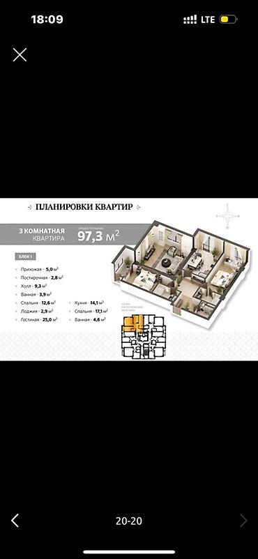 Новостройки от застройщика: Построен, Элитка, 3 комнаты, 100 м² — 6