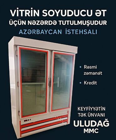 Ət saxlamaq üçün soyuducu Dolab Qəssab dükan marketlər ucun nəzərdə