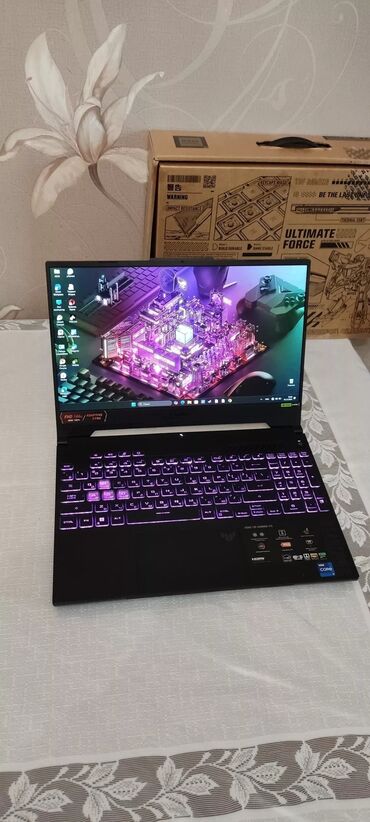 ASUS: İşlənmiş ASUS TUF Gaming, 15.6 ", Intel Core i7, 512 GB, Ünvandan götürmə