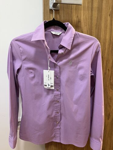 desigual kosulje: U.S. Polo Assn, XS (EU 34), Cotton, color - Lilac