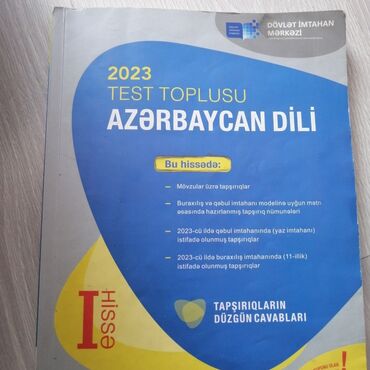 azerbaycan dili test toplusu pdf: Az dili test toplusu 1ci hissə 2ci əl