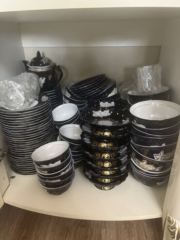 набор посуды на 12 персон в бишкеке: Продается посуда на 30 персон Сахарница пловница бокалырюмка