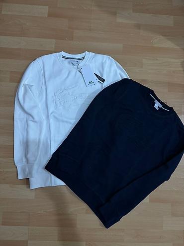 tech flecee: Мужская толстовка, S, M, L, Lacoste, Новый, цвет - Синий, Самовывоз — 2