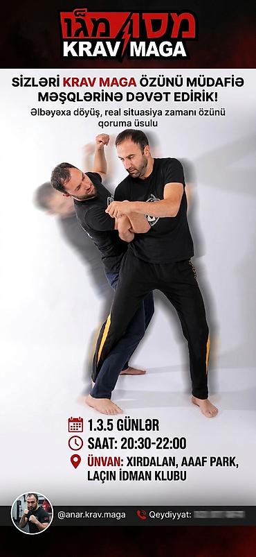 KRAV MAGA özünü müdafiə məşqləri • Məqsəd: əlbəyaxa döyüş və real