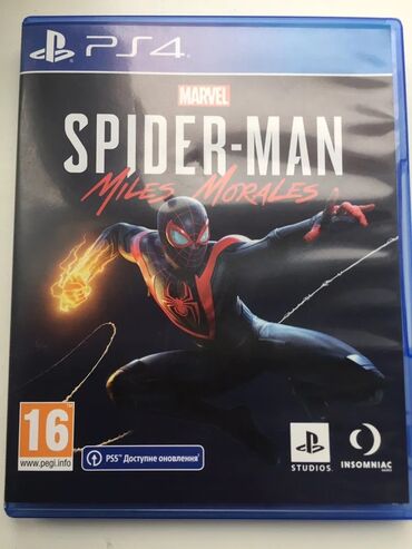 Игры для PlayStation: Продаю диск Spider man miles morales на ps4 на Русском языке