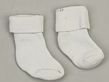 białe skarpety długie: Skarpetki, 13–15, stan - Dobry