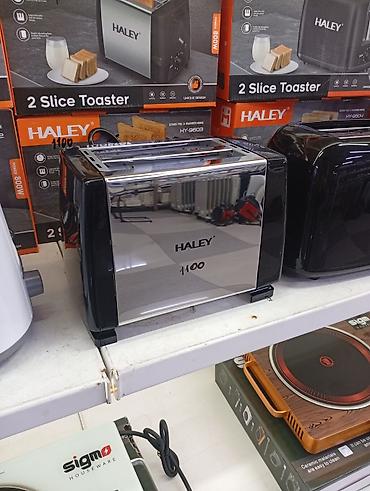 800w: Тостер HALEY HY-9603, 2 ломтика - Две широкие прорези для тостов — 1