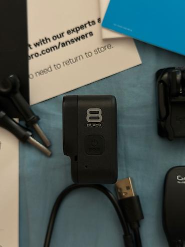 Videokameralar: Go pro 8 Hero Black Sadəcə ilk dəfə alınan zaman açılıb istifadə — 4
