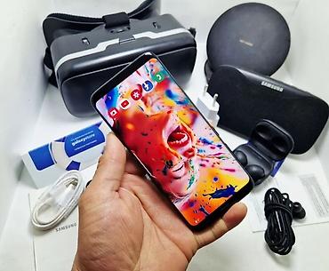 Samsung: Samsung Galaxy S8, Б/у, 256 ГБ, цвет - Черный, 1 SIM, 2 SIM, eSIM — 1