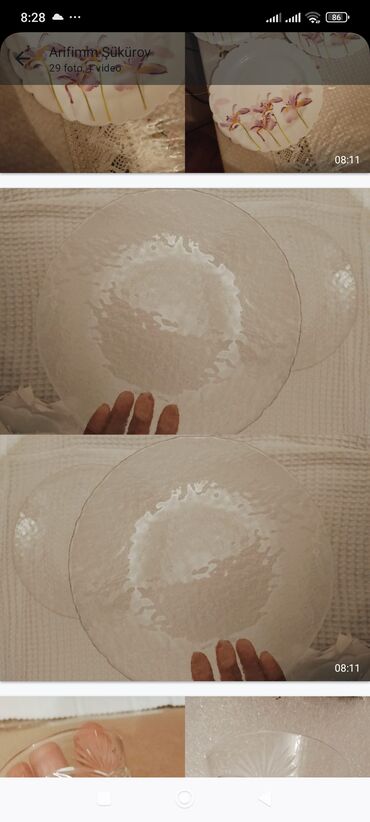 Digər dəstlər və servizlər: Mavi sürahi və stəkan dəsti - Dəst: 1 ədəd sürahi + 6 ədəd stəkan - — 14