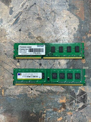 ddr3 1333: Оперативная память, Б/у, 4 ГБ, DDR3, 1333 МГц, Для ПК