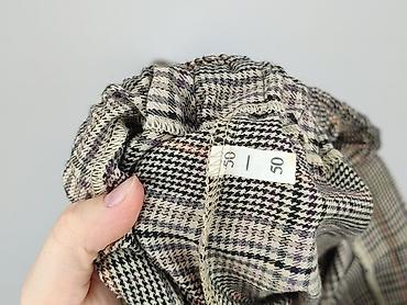 czarne cargo pull and bear: Spodnie materiałowe damskie, rozmiar XL — 4