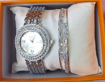 Setovi nakita: Set elegantnih ručnih satova sa narukvicama – poklon pakovanja - Tip — 4