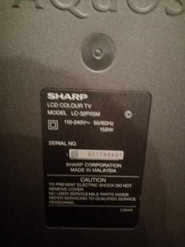 en yaxsi televizor markasi: İşlənmiş Televizor Sharp 82"