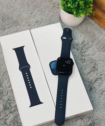 apple watch 8 45: Yeni, Smart saat, Apple, rəng - Qara